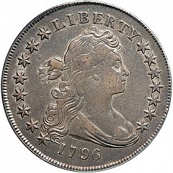 1 dollar 1796 Large Obverse coin