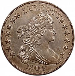 1 dollar 1804 Large Obverse coin