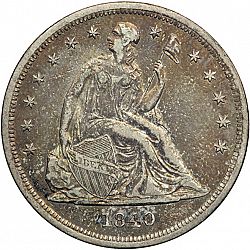 1 dollar 1840 Large Obverse coin