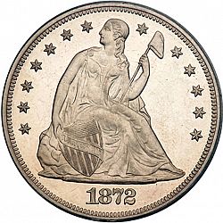 1 dollar 1872 Large Obverse coin