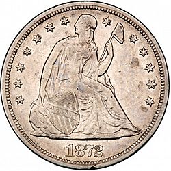1 dollar 1872 Large Obverse coin