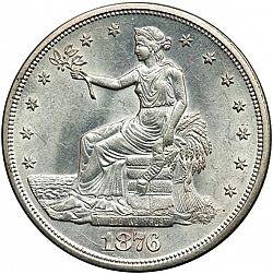 1 dollar 1876 Large Obverse coin