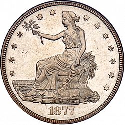 1 dollar 1877 Large Obverse coin