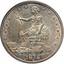 1 dollar 1878 Large Obverse coin