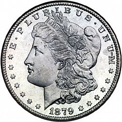1 dollar 1879 Large Obverse coin