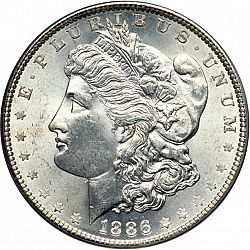 1 dollar 1886 Large Obverse coin