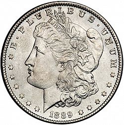 1 dollar 1889 Large Obverse coin