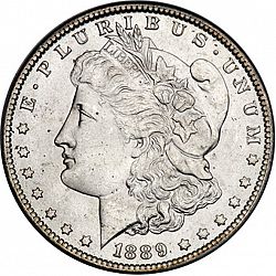 1 dollar 1889 Large Obverse coin