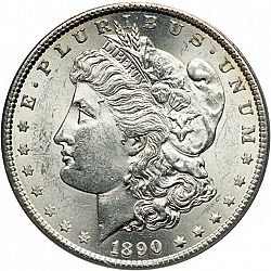 1 dollar 1890 Large Obverse coin