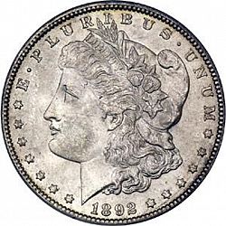 1 dollar 1892 Large Obverse coin