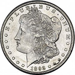 1 dollar 1892 Large Obverse coin