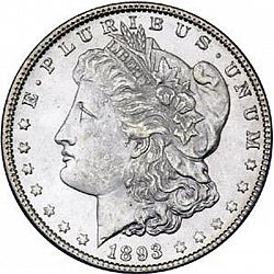 1 dollar 1893 Large Obverse coin