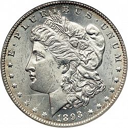 1 dollar 1893 Large Obverse coin