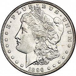 1 dollar 1896 Large Obverse coin