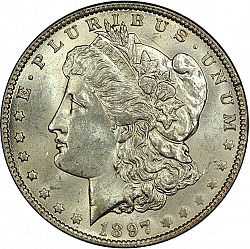 1 dollar 1897 Large Obverse coin