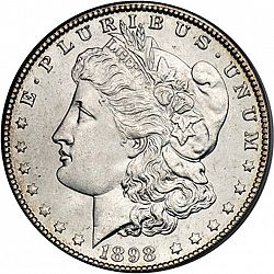 1 dollar 1898 Large Obverse coin