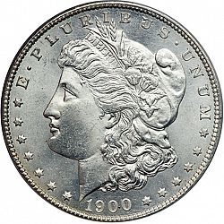 1 dollar 1900 Large Obverse coin