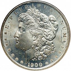 1 dollar 1900 Large Obverse coin
