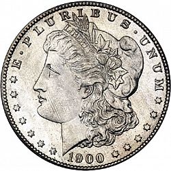 1 dollar 1900 Large Obverse coin