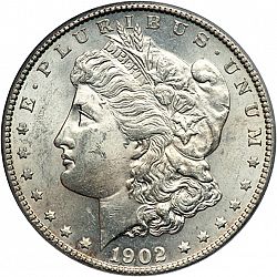 1 dollar 1902 Large Obverse coin