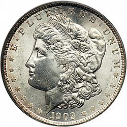 1 dollar 1903 Large Obverse coin