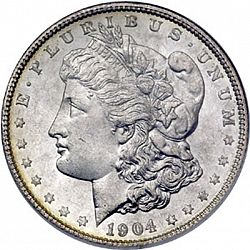 1 dollar 1904 Large Obverse coin