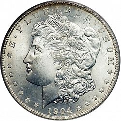 1 dollar 1904 Large Obverse coin