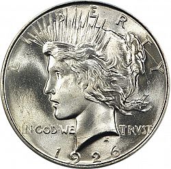 1 dollar 1926 Large Obverse coin