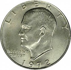 1 dollar 1972 Large Obverse coin