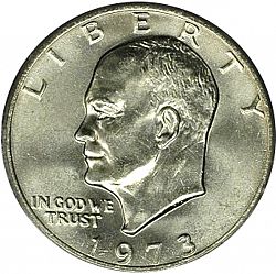 1 dollar 1973 Large Obverse coin