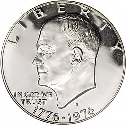 1 dollar 1976 Large Obverse coin