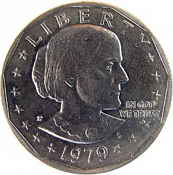 1 dollar 1979 Large Obverse coin