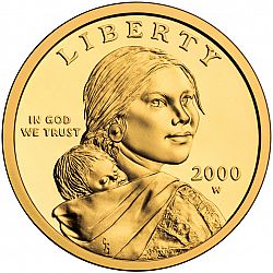 1 dollar 2000 Large Obverse coin