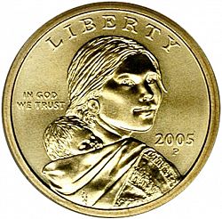 1 dollar 2005 Large Obverse coin