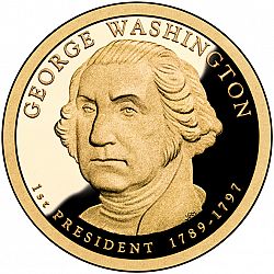 1 dollar 2007 Large Obverse coin