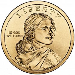 1 dollar 2009 Large Obverse coin