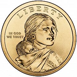 1 dollar 2010 Large Obverse coin
