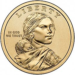 1 dollar 2010 Large Obverse coin