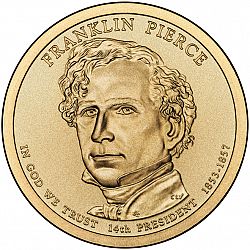 1 dollar 2010 Large Obverse coin