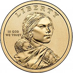 1 dollar 2014 Large Obverse coin