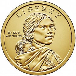 1 dollar 2016 Large Obverse coin