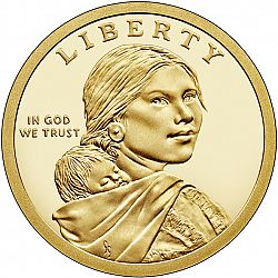 1 dollar 2016 Large Obverse coin