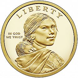 1 dollar 2017 Large Obverse coin