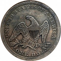 1 dollar 1846 Large Reverse coin