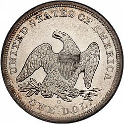 1 dollar 1860 Large Reverse coin