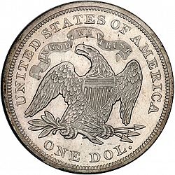 1 dollar 1869 Large Reverse coin