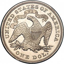 1 dollar 1872 Large Reverse coin