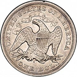 1 dollar 1872 Large Reverse coin