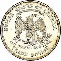 1 dollar 1874 Large Reverse coin