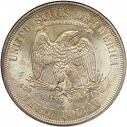 1 dollar 1874 Large Reverse coin